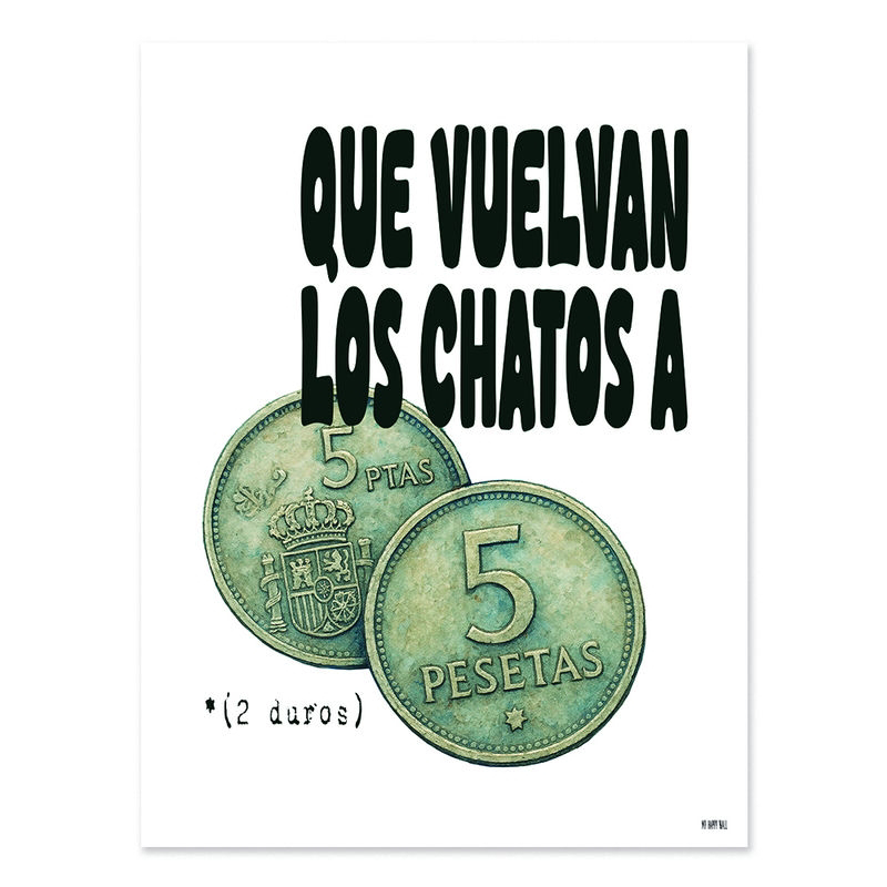 Lámina Chatos a Dos Duros