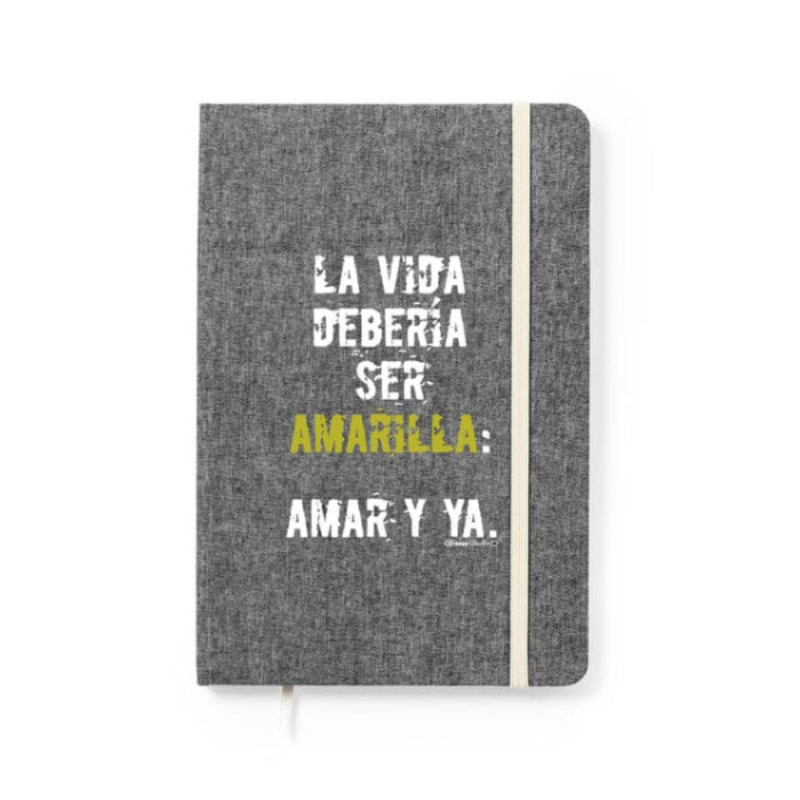 Libreta Gris Amar Y Ya